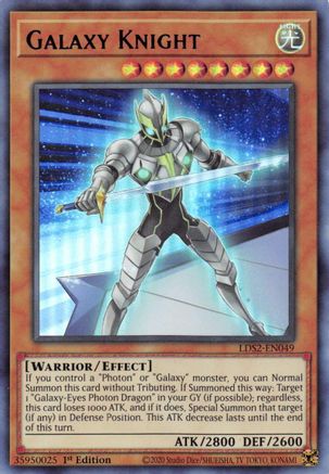 Galaxy Knight (Blue) [LDS2-EN049] Ultra Rare - Yu-Gi-Oh! - Card Brawlers | Quebec | Canada |