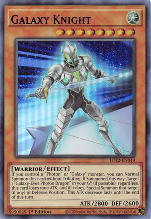 Galaxy Knight (Purple) [LDS2-EN049] Ultra Rare - Yu-Gi-Oh! - Card Brawlers | Quebec | Canada |