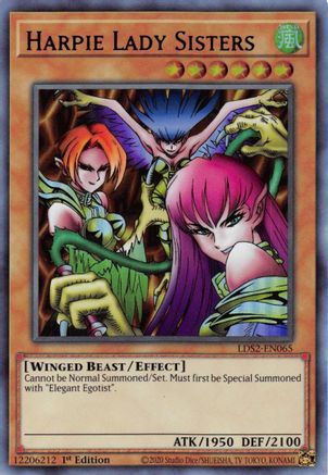 Harpie Lady Sisters (Purple) [LDS2-EN065] Ultra Rare - Yu-Gi-Oh! - Card Brawlers | Quebec | Canada |