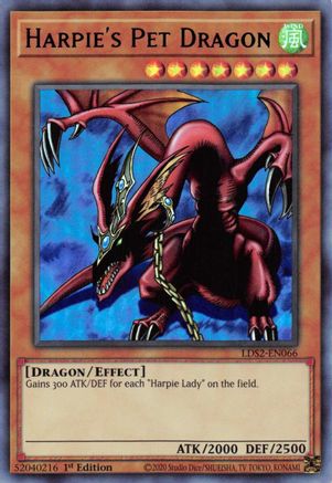 Harpie's Pet Dragon (Blue) [LDS2-EN066] Ultra Rare - Yu-Gi-Oh! - Card Brawlers | Quebec | Canada |