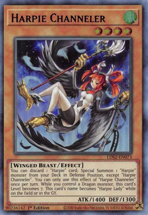 Harpie Channeler (Blue) [LDS2-EN073] Ultra Rare - Yu-Gi-Oh! - Card Brawlers | Quebec | Canada |