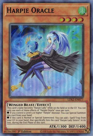 Harpie Oracle (Green) [LDS2-EN077] Ultra Rare - Yu-Gi-Oh! - Card Brawlers | Quebec | Canada |