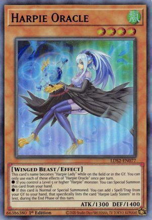 Harpie Oracle (Purple) [LDS2-EN077] Ultra Rare - Yu-Gi-Oh! - Card Brawlers | Quebec | Canada |
