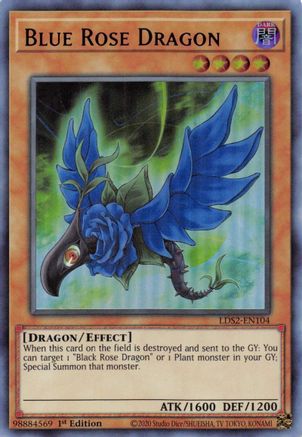 Blue Rose Dragon (Purple) [LDS2-EN104] Ultra Rare - Yu-Gi-Oh! - Card Brawlers | Quebec | Canada |