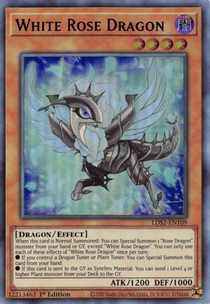 White Rose Dragon (Blue) [LDS2-EN109] Ultra Rare - Yu-Gi-Oh! - Card Brawlers | Quebec | Canada |