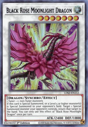 Black Rose Moonlight Dragon (Purple) [LDS2-EN112] Ultra Rare - Yu-Gi-Oh! - Card Brawlers | Quebec | Canada |