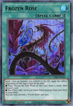 Frozen Rose (Green) [LDS2-EN119] Ultra Rare - Yu-Gi-Oh! - Card Brawlers | Quebec | Canada |