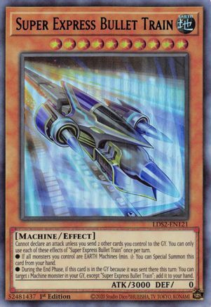 Super Express Bullet Train (Blue) [LDS2-EN121] Ultra Rare - Yu-Gi-Oh! - Card Brawlers | Quebec | Canada |