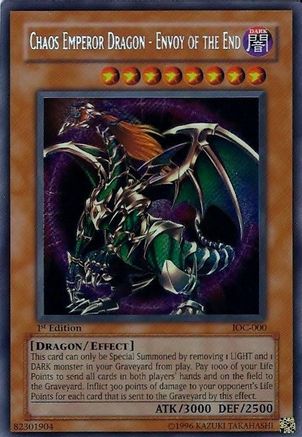 Chaos Emperor Dragon - Envoy of the End [IOC-000] Secret Rare - Yu-Gi-Oh! - Card Brawlers | Quebec | Canada |