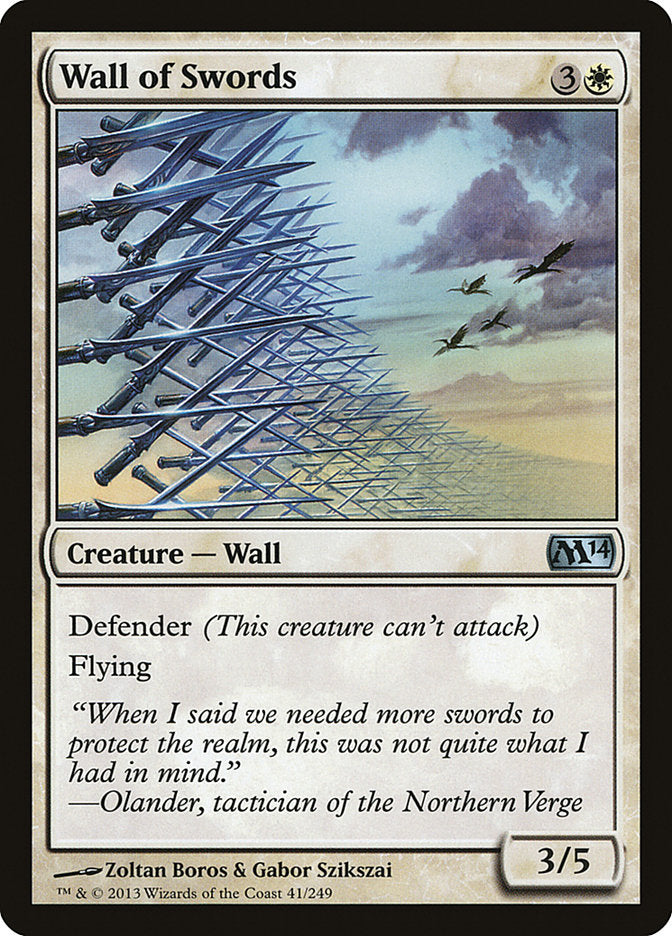 Wall of Swords [Magic 2014] - Magic: The Gathering - Card Brawlers | Quebec | Canada |