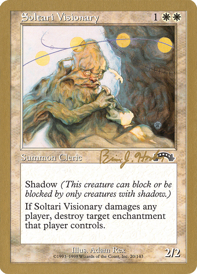 Soltari Visionary (Brian Hacker) [World Championship Decks 1998] - Magic: The Gathering - Card Brawlers | Quebec | Canada |