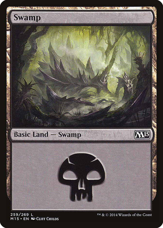 Swamp (259) [Magic 2015] - Magic: The Gathering - Card Brawlers | Quebec | Canada |