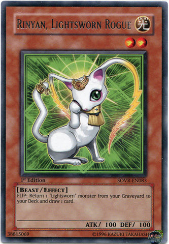 Rinyan, Lightsworn Rogue [SOVR-EN083] Rare - Yu-Gi-Oh! - Card Brawlers | Quebec | Canada |
