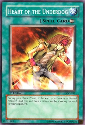 Heart of the Underdog [IOC-032] Common - Yu-Gi-Oh! - Card Brawlers | Quebec | Canada |