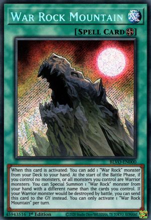 War Rock Mountain [BLVO-EN000] Secret Rare - Yu-Gi-Oh! - Card Brawlers | Quebec | Canada |