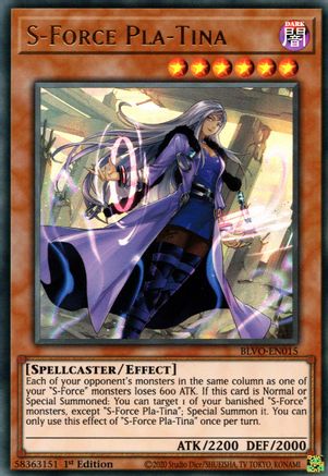 S-Force Pla-Tina [BLVO-EN015] Ultra Rare - Yu-Gi-Oh! - Card Brawlers | Quebec | Canada |