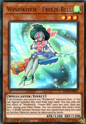 Windwitch - Freeze Bell [BLVO-EN017] Ultra Rare - Yu-Gi-Oh! - Card Brawlers | Quebec | Canada |