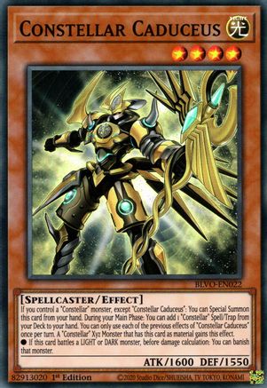 Constellar Caduceus [BLVO-EN022] Super Rare - Yu-Gi-Oh! - Card Brawlers | Quebec | Canada |
