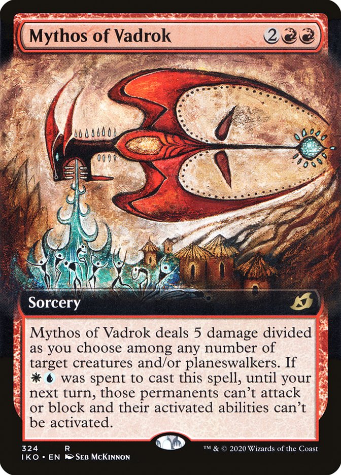 Mythos of Vadrok (Extended Art) [Ikoria: Lair of Behemoths] - Magic: The Gathering - Card Brawlers | Quebec | Canada |