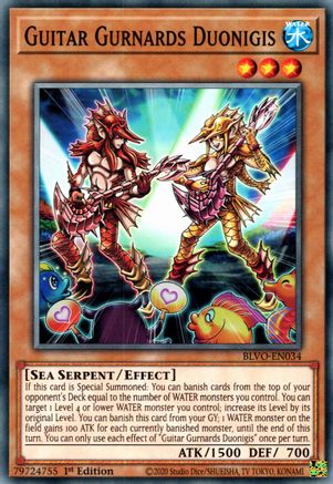 Guitar Gurnards Duonigis [BLVO-EN034] Common - Yu-Gi-Oh! - Card Brawlers | Quebec | Canada |