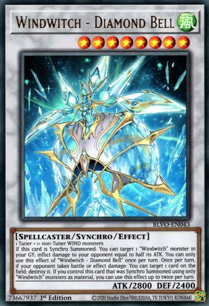 Windwitch - Diamond Bell [BLVO-EN043] Ultra Rare - Yu-Gi-Oh! - Card Brawlers | Quebec | Canada |