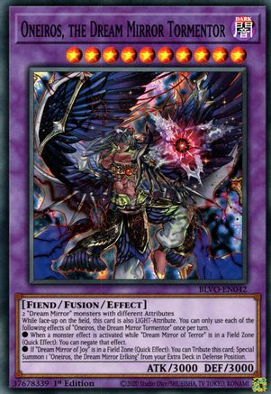 Oneiros, the Dream Mirror Tormentor [BLVO-EN042] Super Rare - Yu-Gi-Oh! - Card Brawlers | Quebec | Canada |