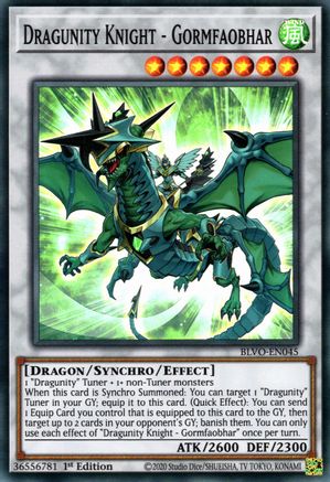 Dragunity Knight - Gormfaobhar [BLVO-EN045] Super Rare - Yu-Gi-Oh! - Card Brawlers | Quebec | Canada |