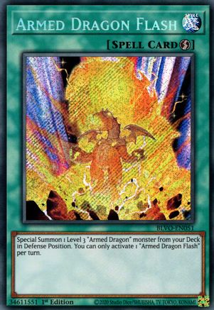 Armed Dragon Flash [BLVO-EN051] Secret Rare - Yu-Gi-Oh! - Card Brawlers | Quebec | Canada |