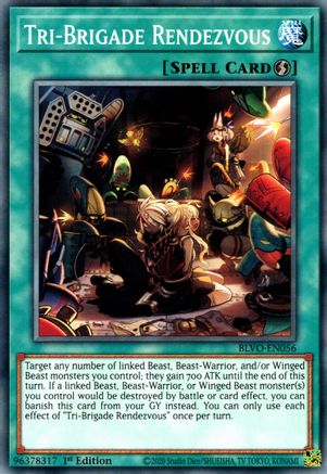 Tri-Brigade Rendezvous [BLVO-EN056] Common - Yu-Gi-Oh! - Card Brawlers | Quebec | Canada |