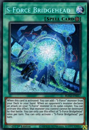 S-Force Bridgehead [BLVO-EN057] Secret Rare - Yu-Gi-Oh! - Card Brawlers | Quebec | Canada |