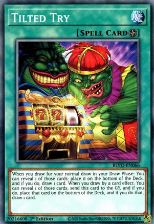 Tilted Try [BLVO-EN066] Common - Yu-Gi-Oh! - Card Brawlers | Quebec | Canada |