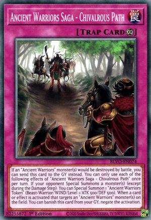 Ancient Warriors Saga - Chivalrous Path [BLVO-EN074] Common - Yu-Gi-Oh! - Card Brawlers | Quebec | Canada |