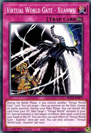 Virtual World Gate - Xuanwu [BLVO-EN075] Common - Yu-Gi-Oh! - Card Brawlers | Quebec | Canada |
