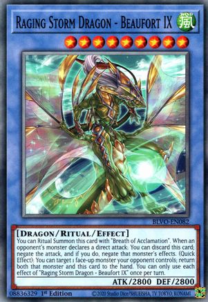 Raging Storm Dragon - Beaufort IX [BLVO-EN082] Common - Yu-Gi-Oh! - Card Brawlers | Quebec | Canada |