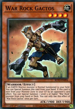 War Rock Gactos [BLVO-EN094] Super Rare - Yu-Gi-Oh! - Card Brawlers | Quebec | Canada |