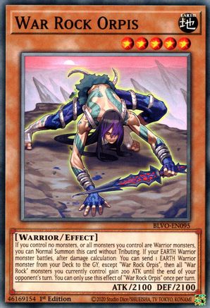War Rock Orpis [BLVO-EN095] Common - Yu-Gi-Oh! - Card Brawlers | Quebec | Canada |