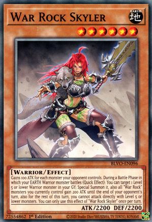 War Rock Skyler [BLVO-EN096] Common - Yu-Gi-Oh! - Card Brawlers | Quebec | Canada |