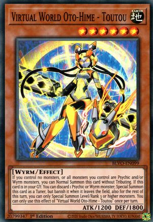 Virtual World Oto-Hime - Toutou [BLVO-EN099] Super Rare - Yu-Gi-Oh! - Card Brawlers | Quebec | Canada |