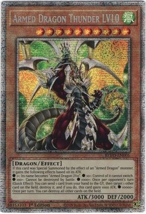 Armed Dragon Thunder LV10 (Starlight Rare) [BLVO-EN001] Starlight Rare - Yu-Gi-Oh! - Card Brawlers | Quebec | Canada |