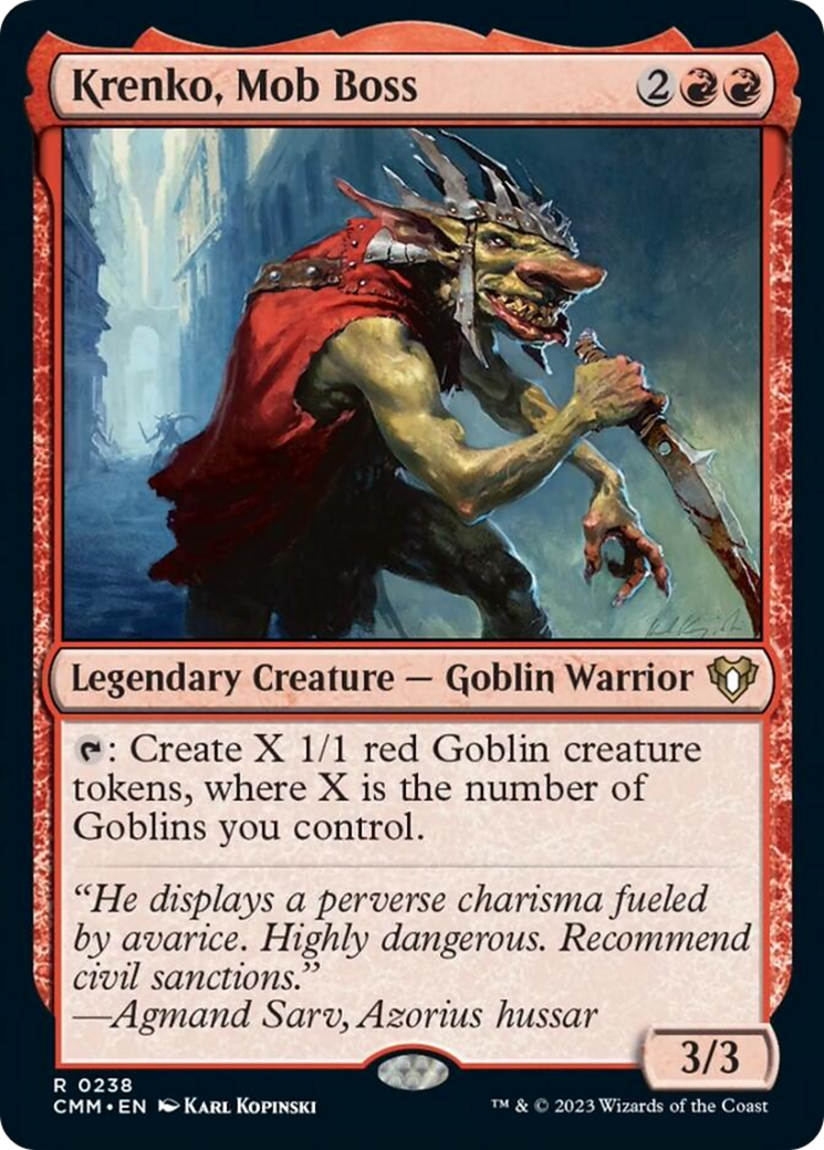 Krenko, Mob Boss [Commander Masters] - Magic: The Gathering - Card Brawlers | Quebec | Canada |