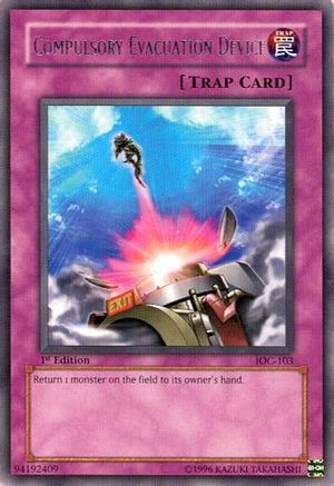Compulsory Evacuation Device [IOC-103] Rare - Yu-Gi-Oh! - Card Brawlers | Quebec | Canada |