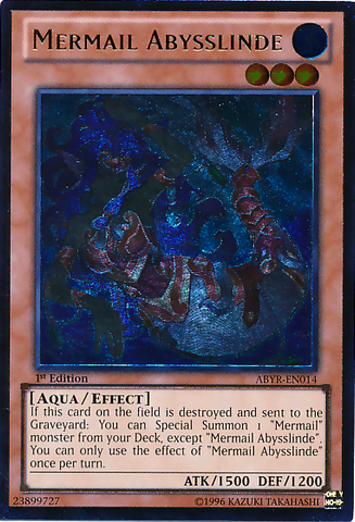Mermail Abysslinde (UTR) [ABYR-EN014] Ultimate Rare - Yu-Gi-Oh! - Card Brawlers | Quebec | Canada |