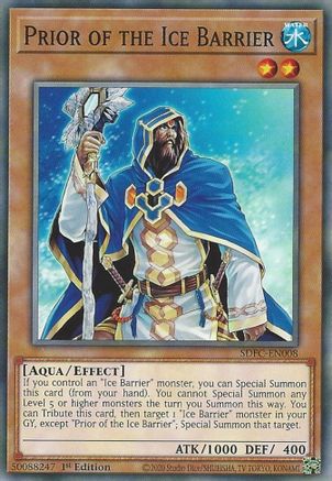 Prior of the Ice Barrier [SDFC-EN008] Common - Yu-Gi-Oh! - Card Brawlers | Quebec | Canada |