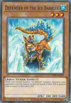 Defender of the Ice Barrier [SDFC-EN009] Common - Yu-Gi-Oh! - Card Brawlers | Quebec | Canada |
