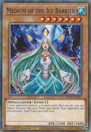 Medium of the Ice Barrier [SDFC-EN016] Common - Yu-Gi-Oh! - Card Brawlers | Quebec | Canada |