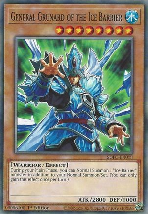 General Grunard of the Ice Barrier [SDFC-EN018] Common - Yu-Gi-Oh! - Card Brawlers | Quebec | Canada |