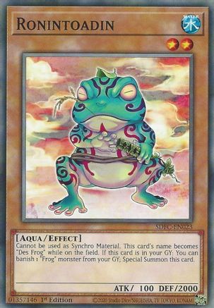 Ronintoadin [SDFC-EN023] Common - Yu-Gi-Oh! - Card Brawlers | Quebec | Canada |