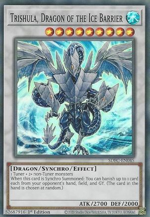 Trishula, Dragon of the Ice Barrier [SDFC-EN045] Super Rare - Yu-Gi-Oh! - Card Brawlers | Quebec | Canada |