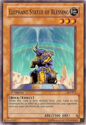 Elephant Statue of Blessing (AST-073) Common / Short Print