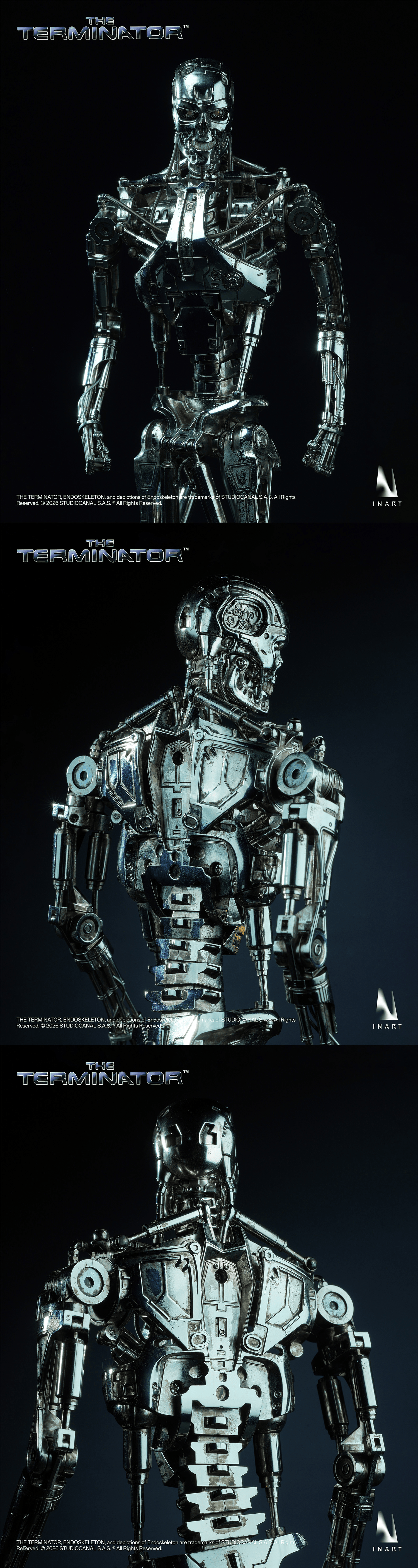 Queen Studios - INART – The Terminator - T-800 Endoskeleton - 1/6 Collectible Figure - (PREORDER)